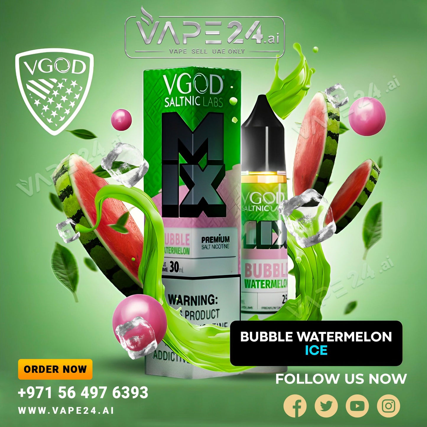 New VGOD Iced Mix Series Saltnic 30ml in Dubai