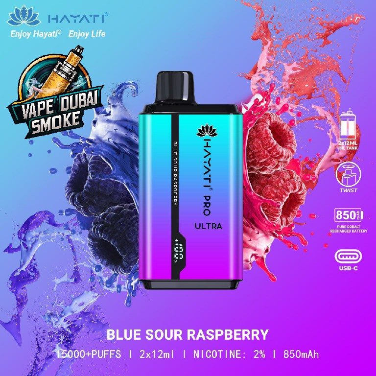HAYATI Pro Ultra 15000 Puffs Disposable Vape