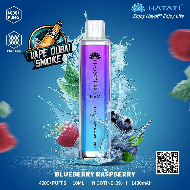 Hayati Crystal Pro Max 4000 Puffs Disposable Vape In Dubai