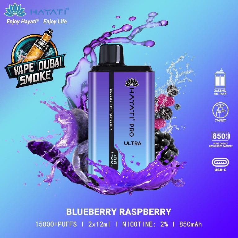 HAYATI Pro Ultra 15000 Puffs Disposable Vape