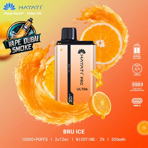 HAYATI Pro Ultra 15000 Puffs Disposable Vape