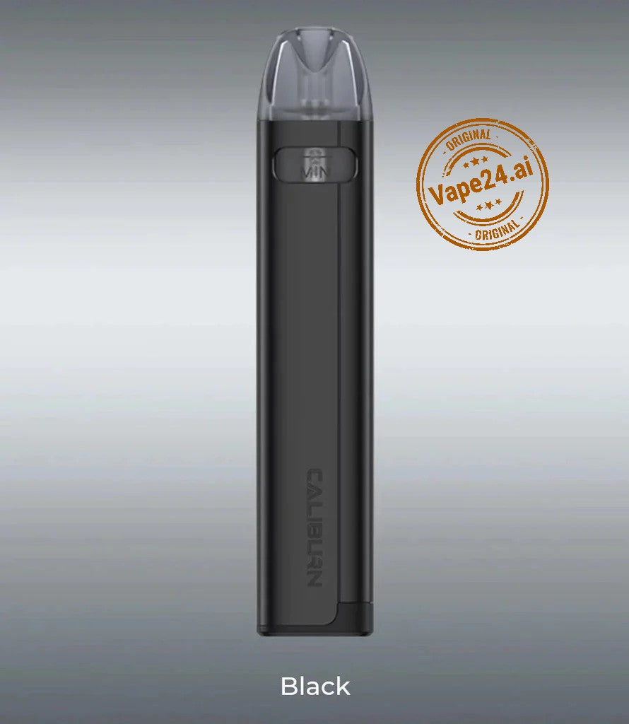 Caliburn pod vape device in black