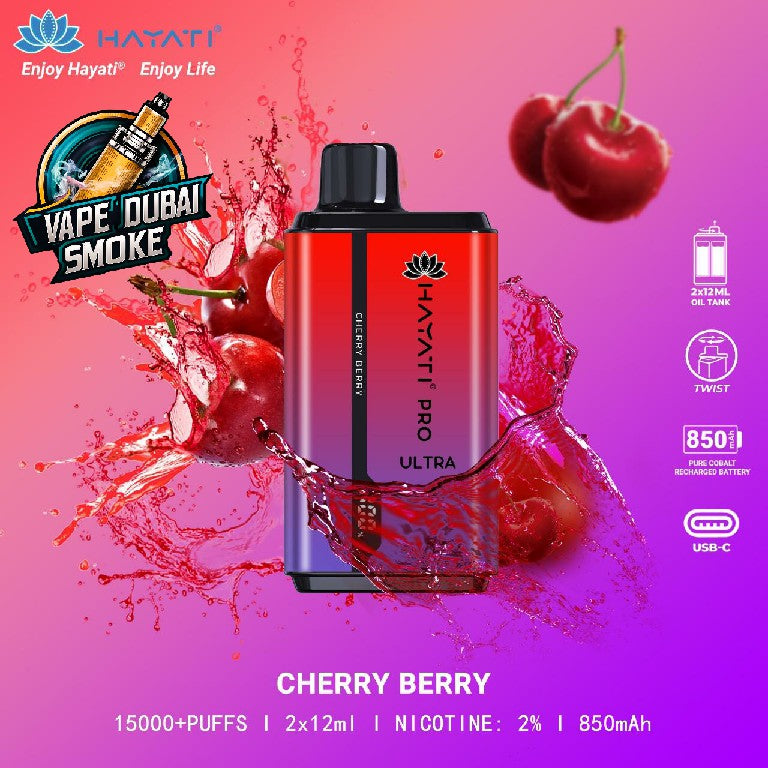 HAYATI Pro Ultra 15000 Puffs Disposable Vape