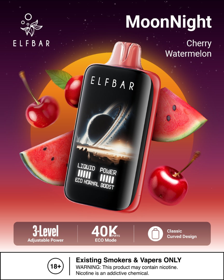 Buy ELF BAR Moon Night 40000 Puffs in Dubai Rechargeable Type-C Vape