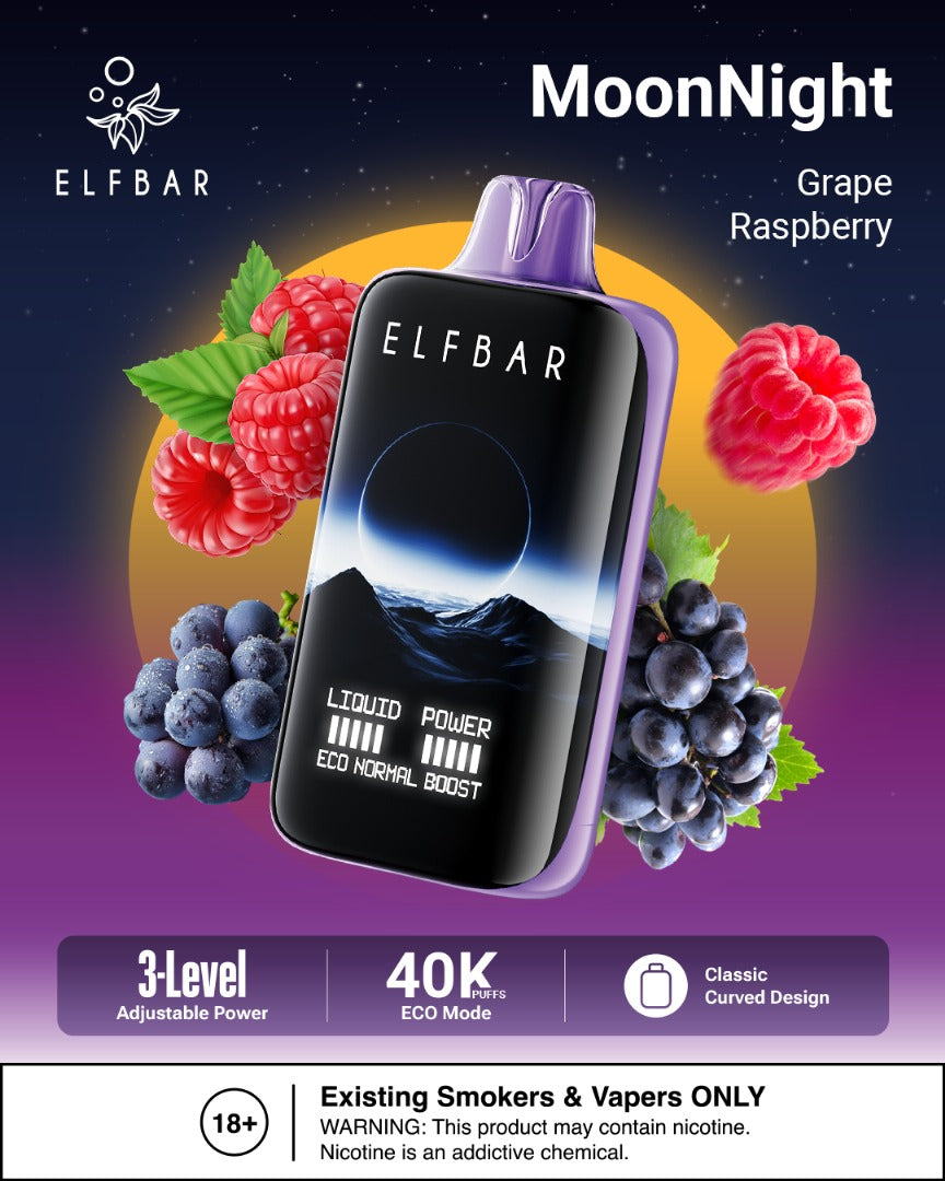 Buy ELF BAR Moon Night 40000 Puffs in Dubai Premium Vape Device