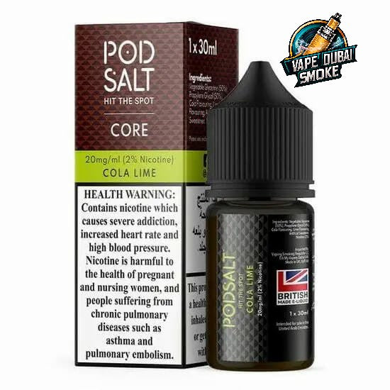 Pod Salt Core 20mg 30ml E-Liquids All Flavors Available in Dubai