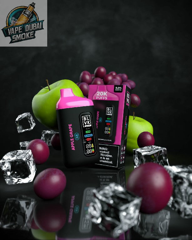 BLVK Bar 20000 Puffs Disposable Vape 50mg Nicotine Apple Grape Flavor