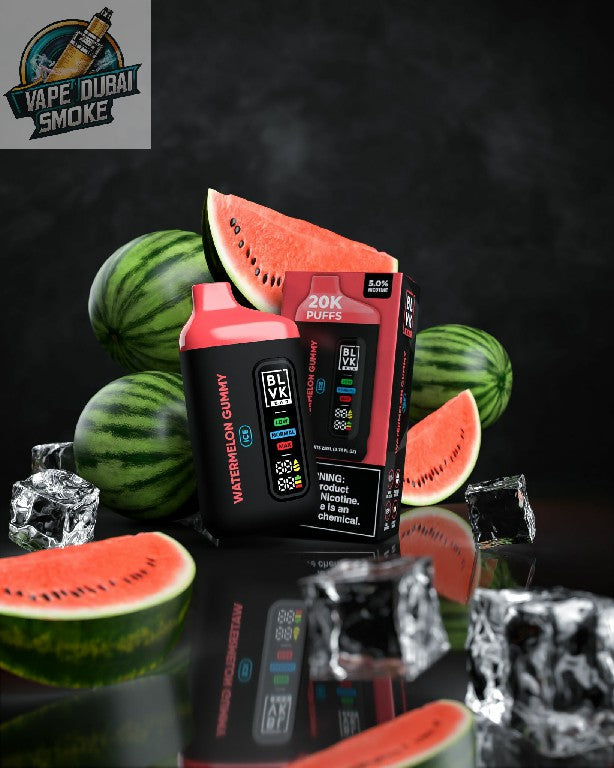 BLVK Bar 20000 Puffs Disposable Vape 50mg Watermelon Gummy Flavor