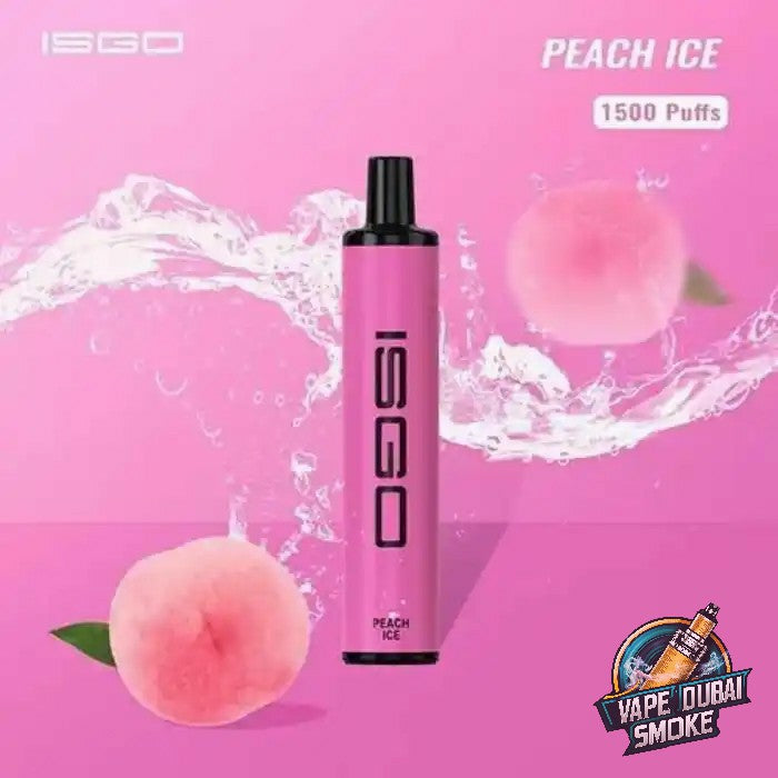 ISGO Peach Ice disposable vape 1500 puffs