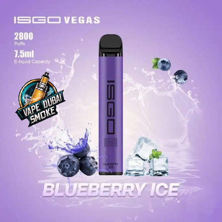 ISGO Vegas Blueberry Ice disposable vape 2800 puffs