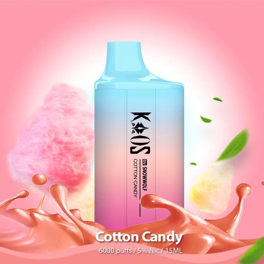 Kaos by SnowWolf 6000 Cotton Candy with sweet pastel flavor theme.