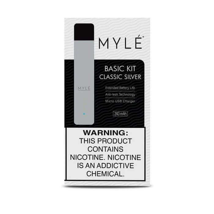 MYLÉ Basic Kit Classic Silver 240mAh device box
