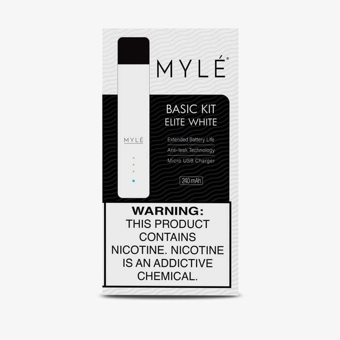 MYLÉ Basic Kit Elite White 240mAh device box