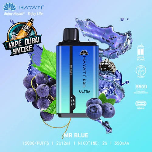 HAYATI Pro Ultra 15000 Puffs Disposable Vape