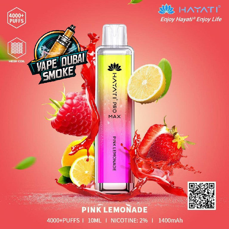 Hayati Crystal Pro Max 4000 Puffs Disposable Vape In Dubai