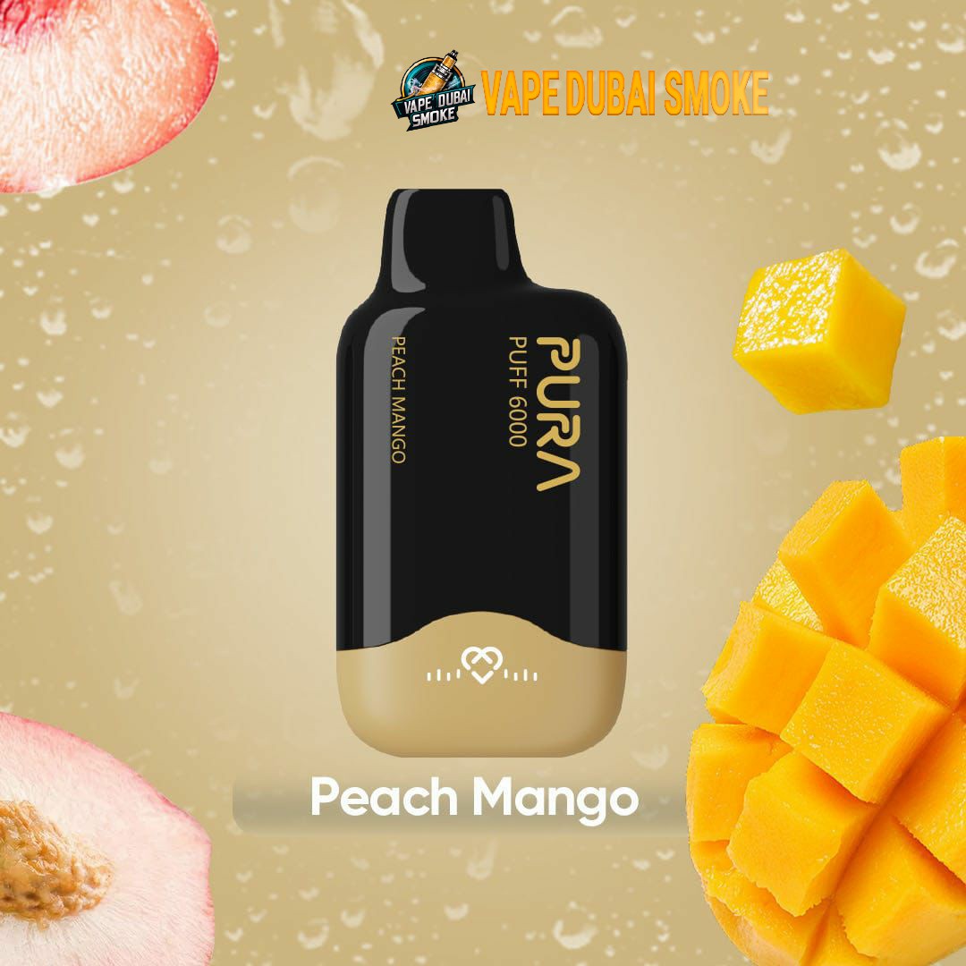 Pura Puff 6000 Peach Mango disposable vape