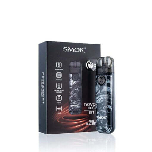 SMOK Novo Mini kit with device and retail box