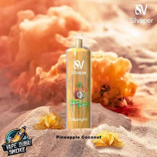 Silvaper Pineapple Coconut disposable vape 12000 puffs