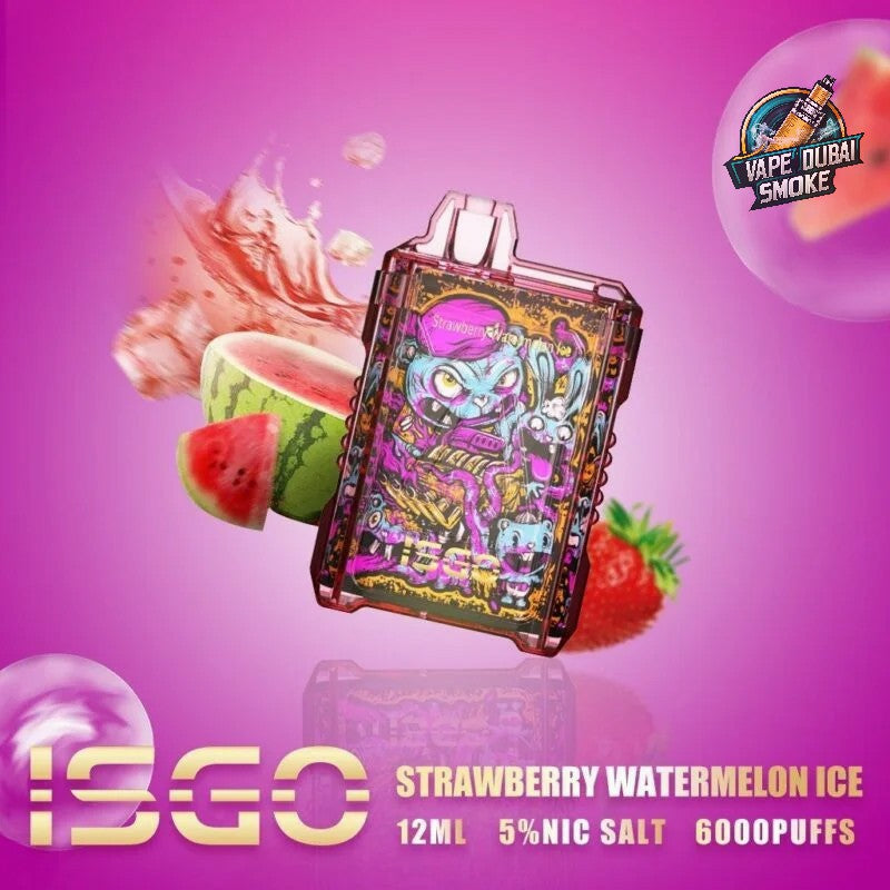 ISGO Drum Box 6000 Puffs – 5% Rechargeable Vape in Dubai