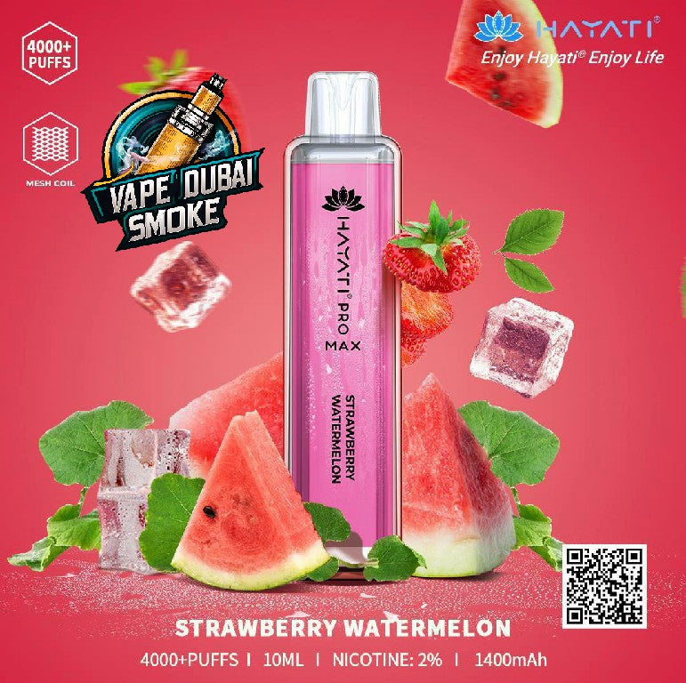 Hayati Crystal Pro Max 4000 Puffs Disposable Vape In Dubai