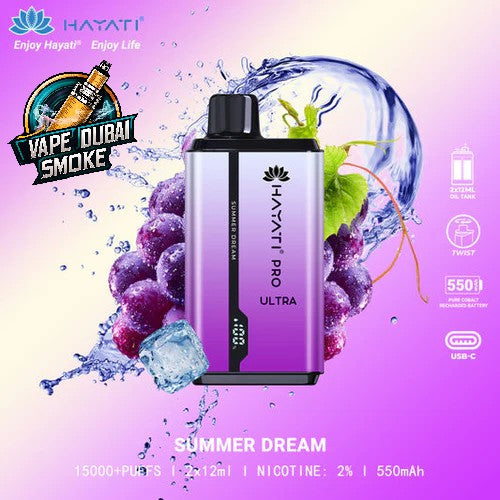 HAYATI Pro Ultra 15000 Puffs Disposable Vape