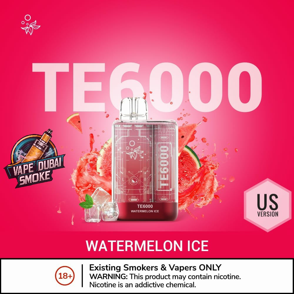 TE6000 Watermelon Ice disposable vape US version