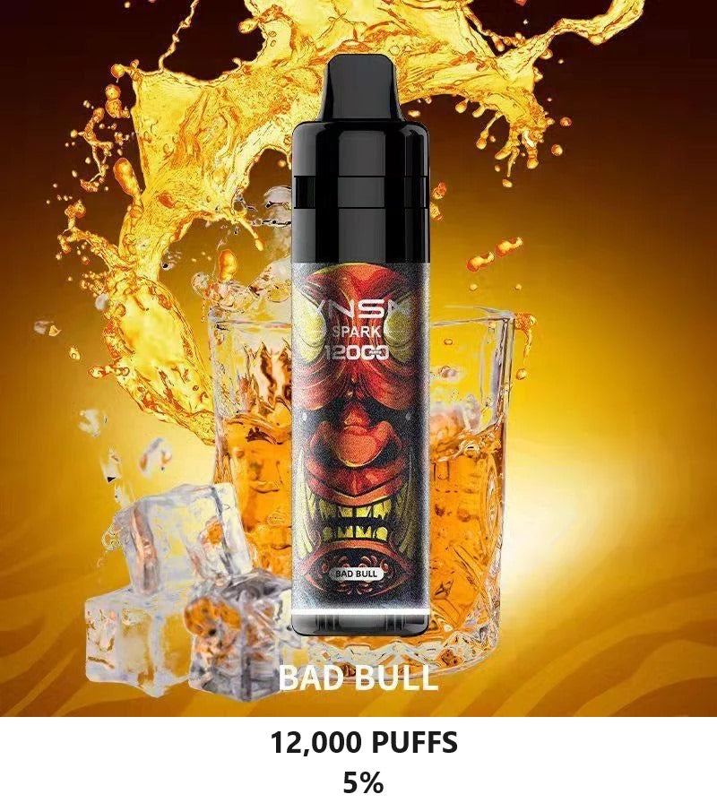 VNSN Spark 12000 Bad Bull disposable vape with ice splash