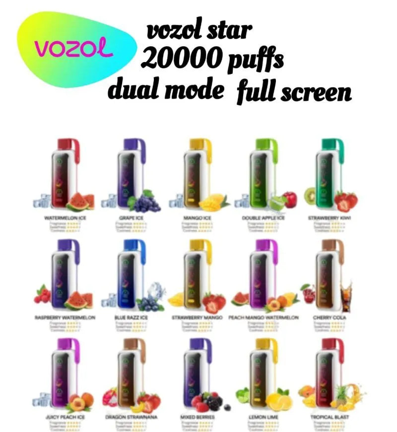 Vozol Star 20000 Puffs Disposable Vape Vozol Star 20000 Puffs Disposable Vape