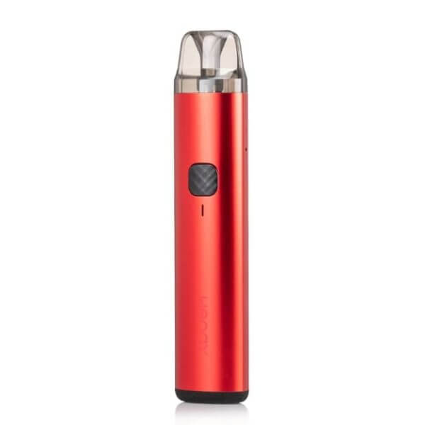 Wenax H1 metallic red pod vape device front view