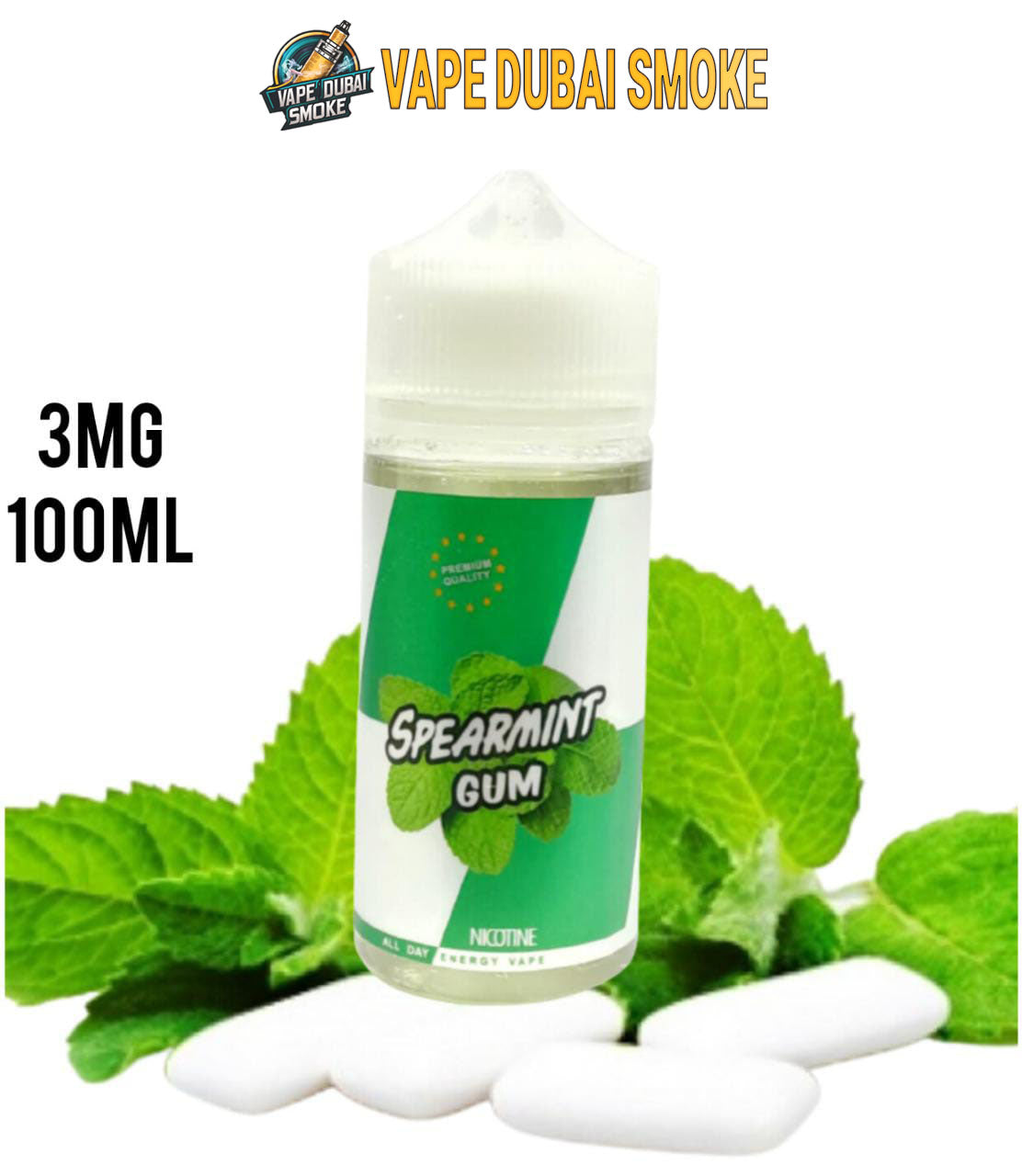 Spearmint Gum E-Juice 60ml by Energy Vape  Ultimate E-Liquid