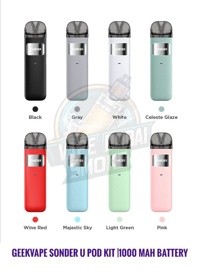 Geekvape Sonder U Pod System Kit Best MTL Vape Starter Kit Geekvape Sonder U Pod System Kit Best MTL Vape Starter Kit