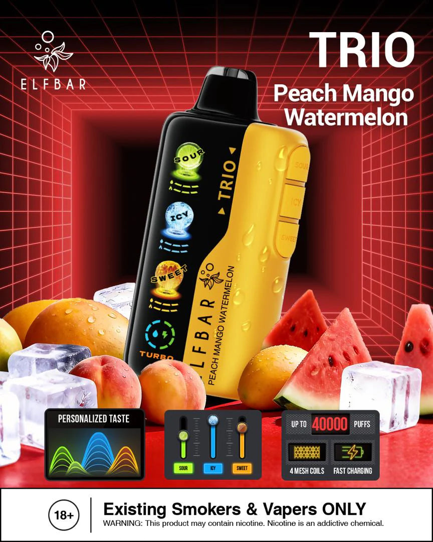 ELF BAR Trio 40000 Puffs Disposable Vape