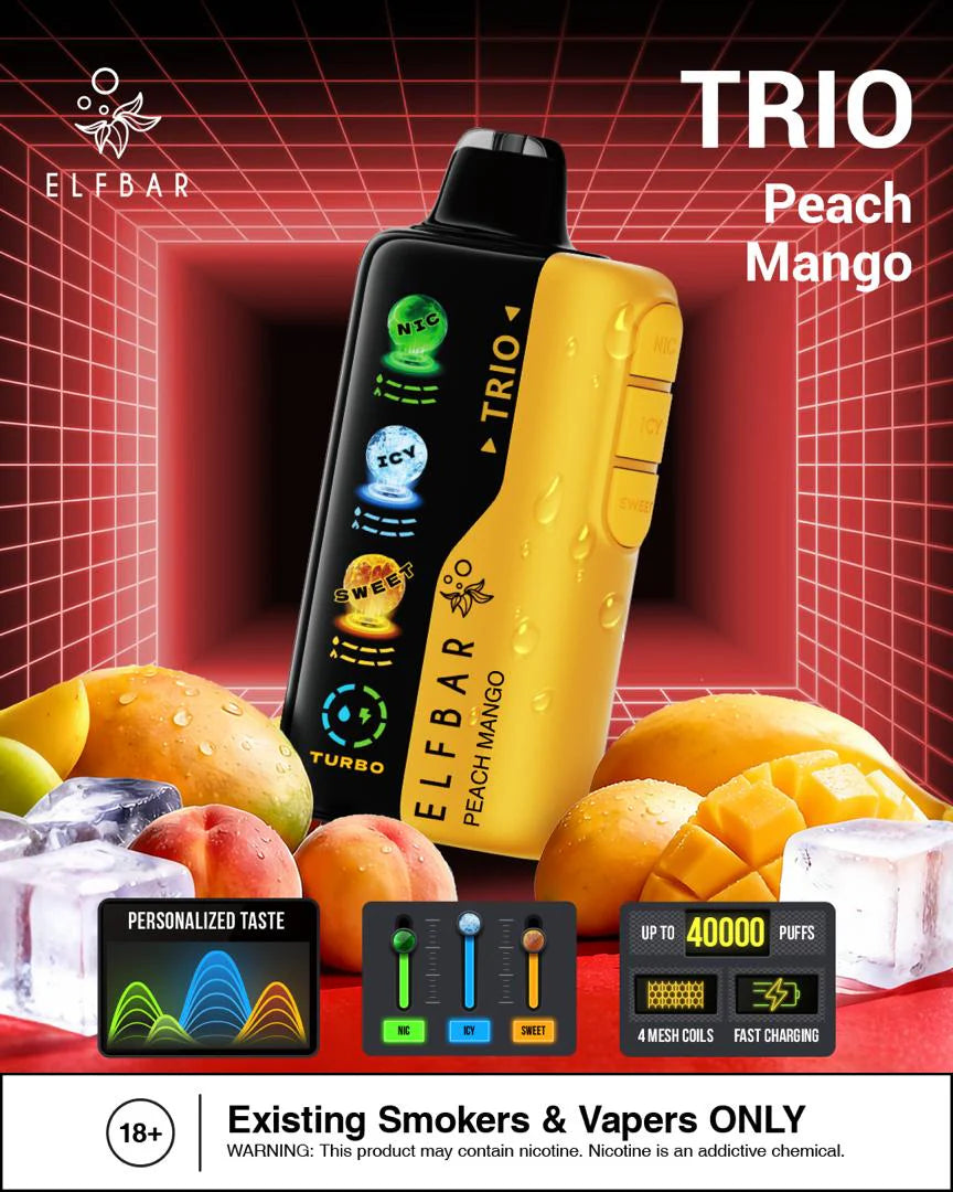 ELF BAR Trio 40000 Puffs Disposable Vape