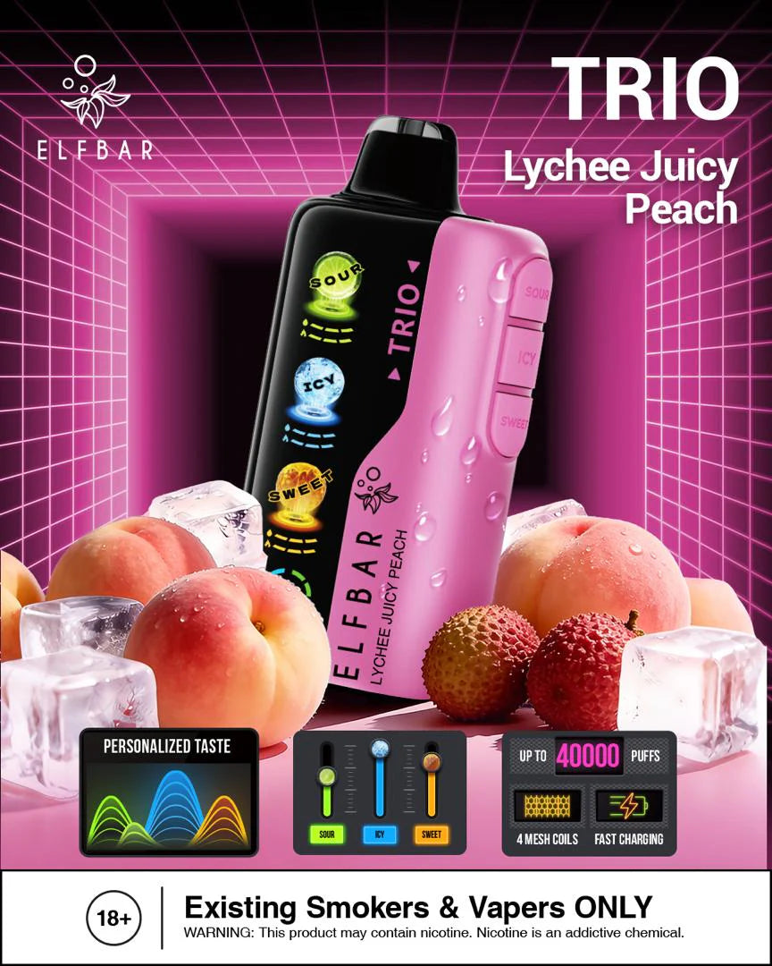 ELF BAR Trio 40000 Puffs Disposable Vape
