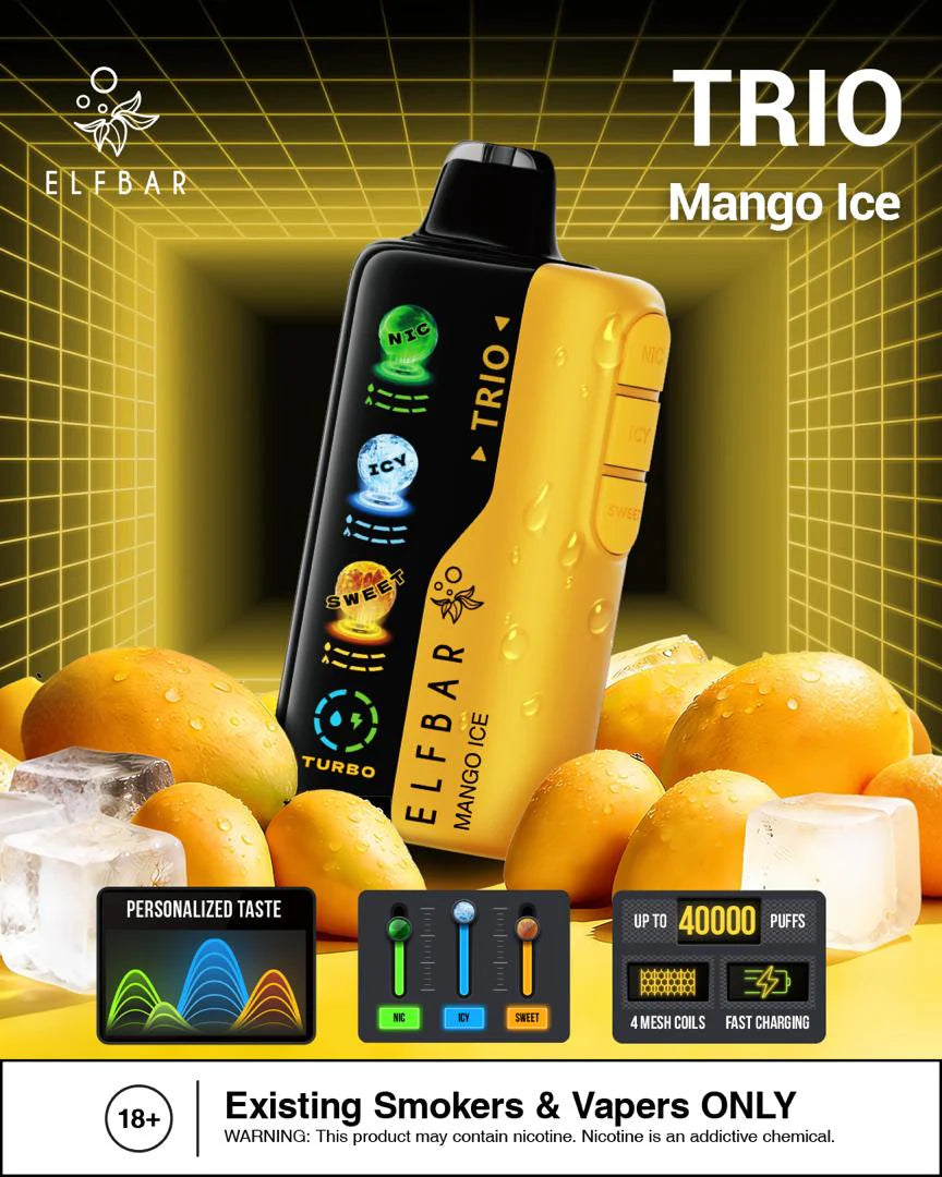 ELF BAR Trio 40000 Puffs Disposable Vape