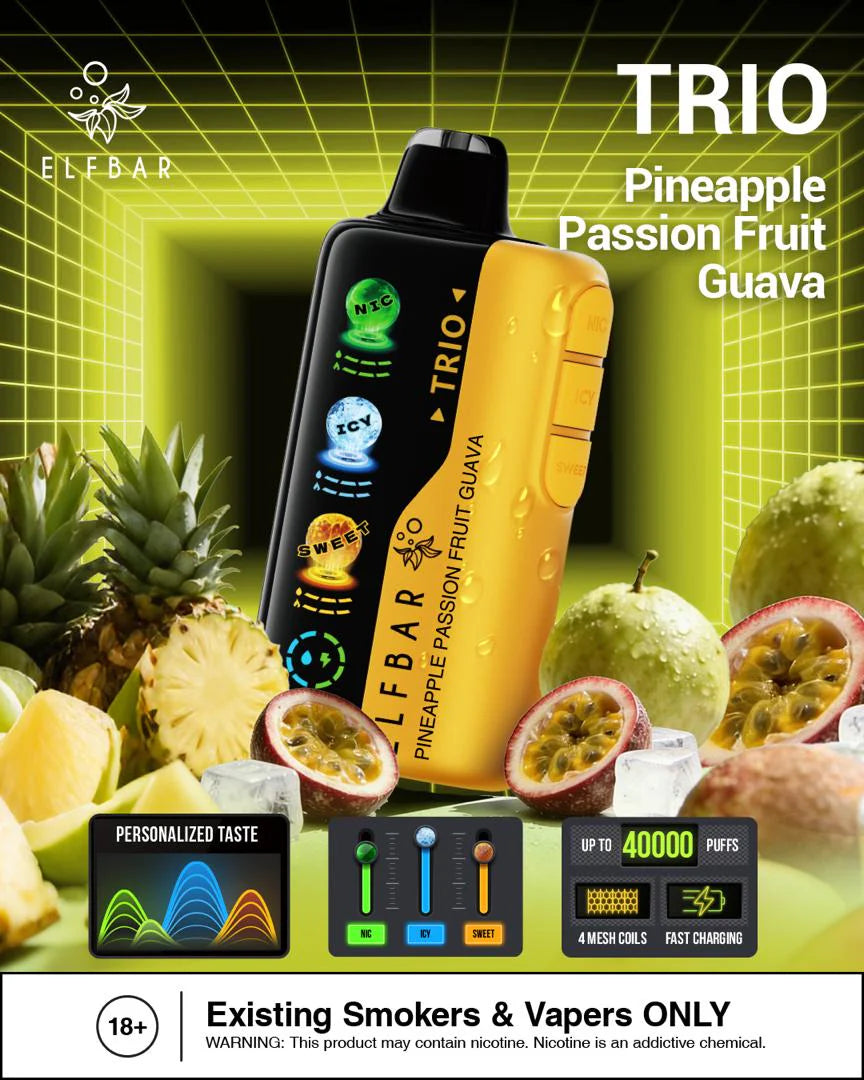 ELF BAR Trio 40000 Puffs Disposable Vape