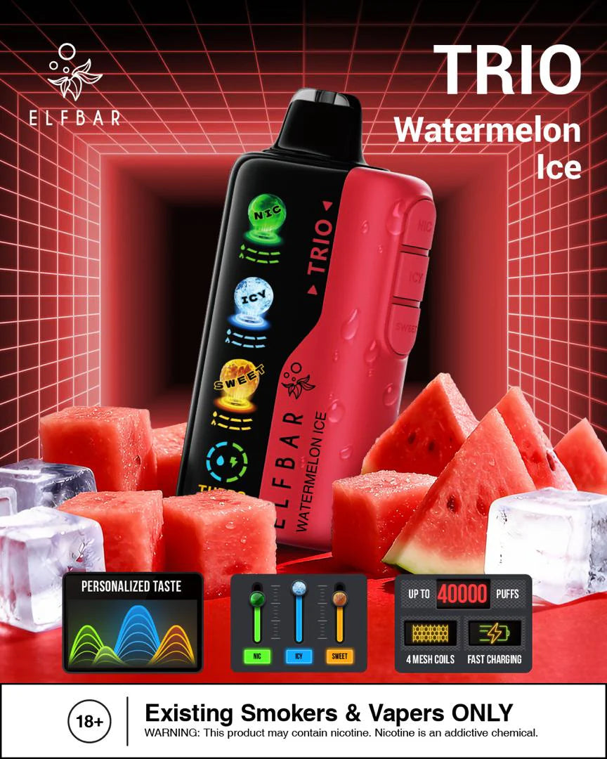 ELF BAR Trio 40000 Puffs Disposable Vape