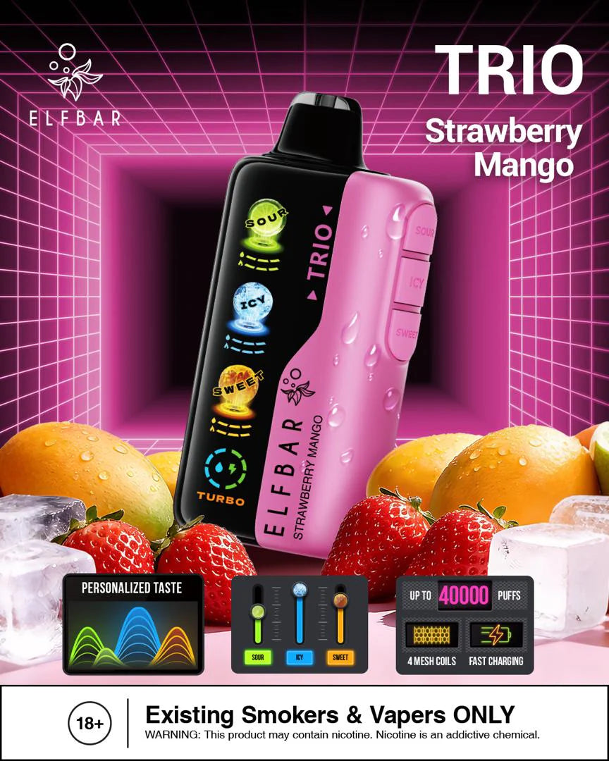 ELF BAR Trio 40000 Puffs Disposable Vape