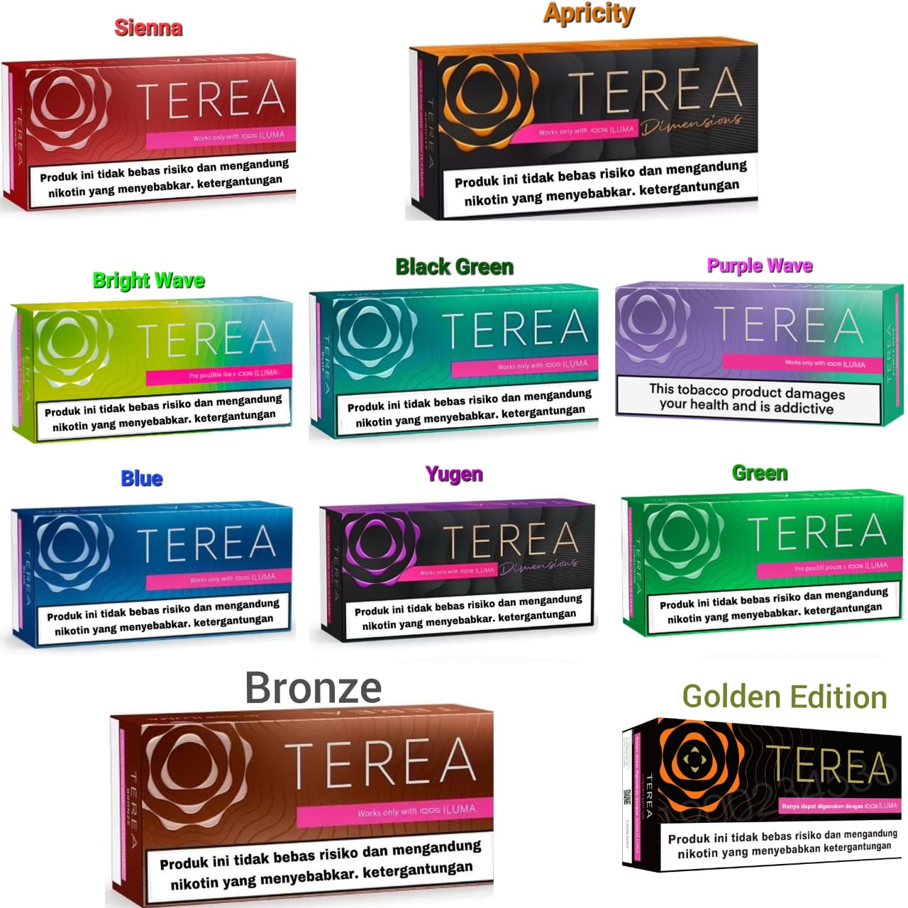 Heets TEREA Indonesian versions For IQOS ILUMA | 2024 Best price in Dubai uae