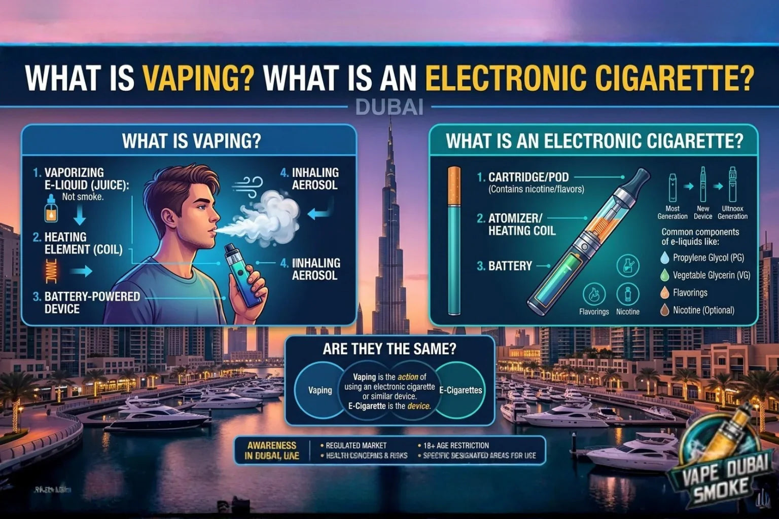 What Is Vaping? What Is an Electronic Cigarette?
