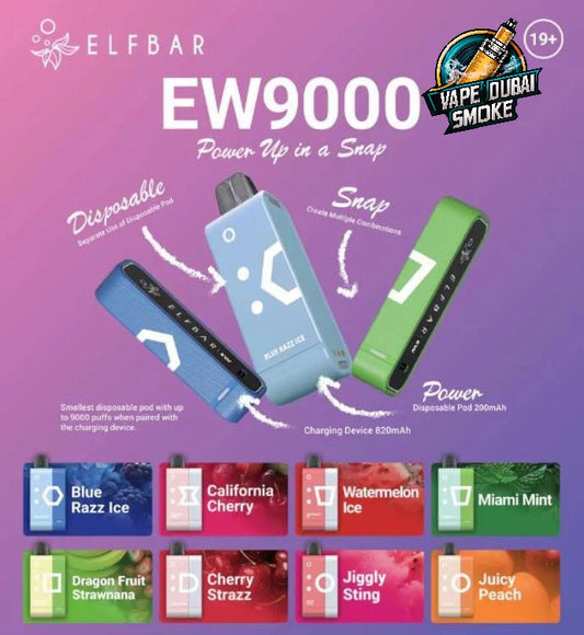 Elf Bar EW9000 Puffs Disposable Vape