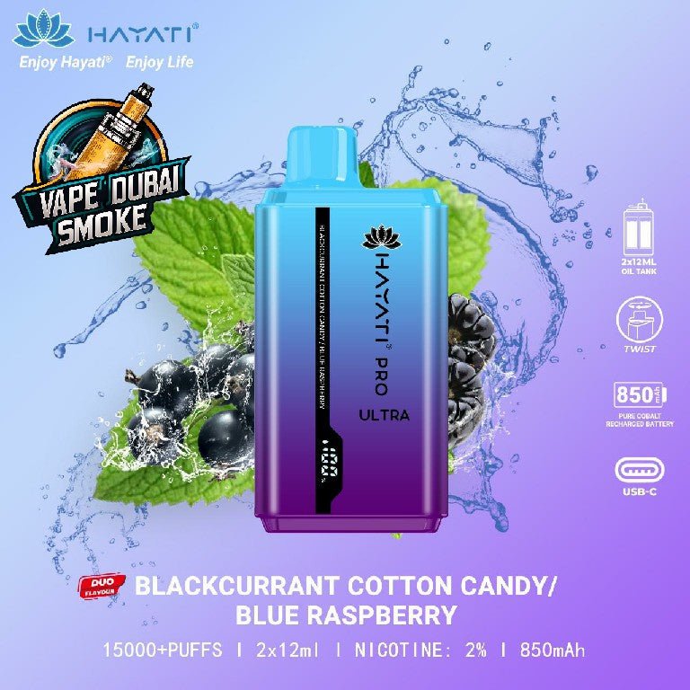 HAYATI Pro Ultra 15000 Puffs Disposable Vape