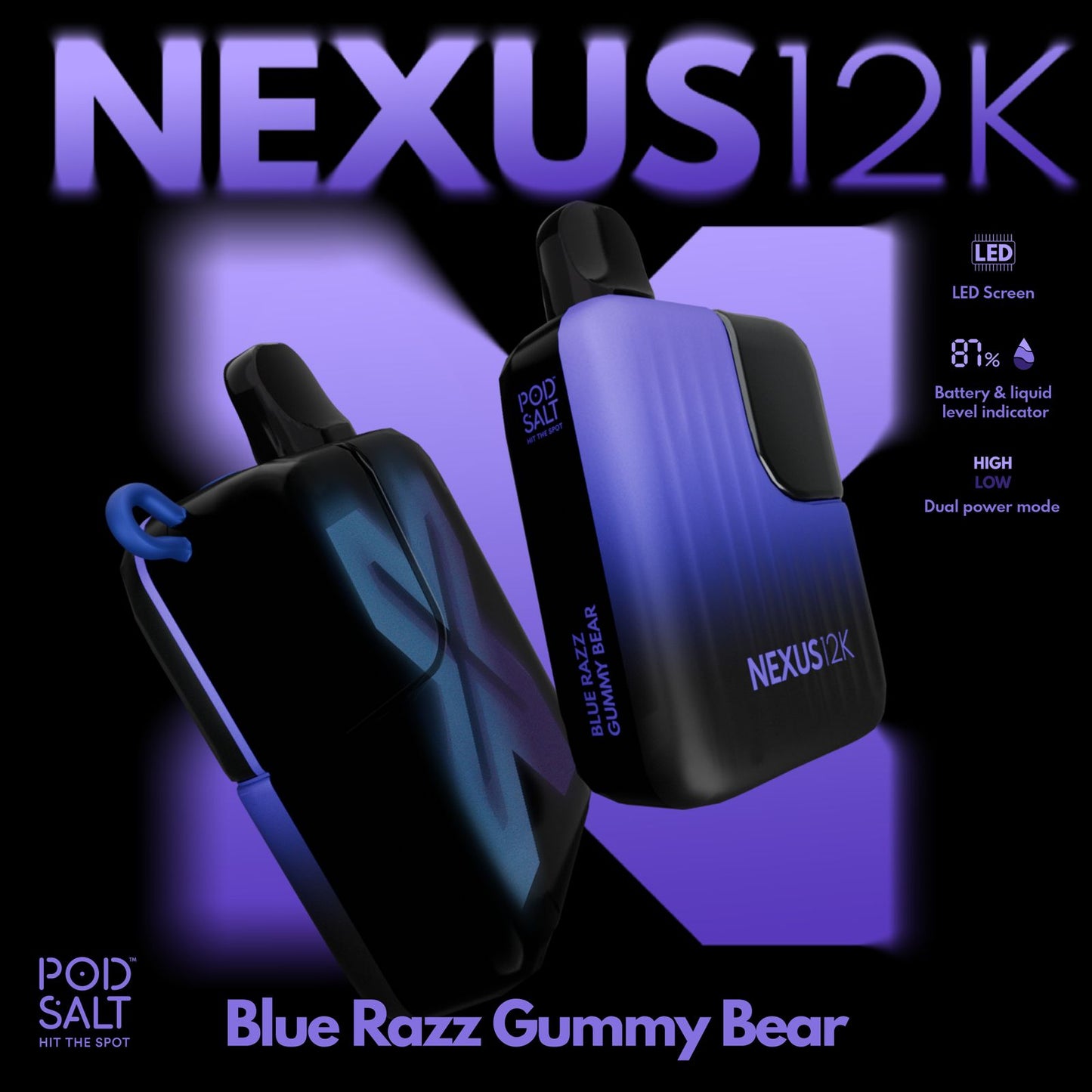 Pod Salt Nexus 12000 Puffs Disposable Vape in Dubai,UAE