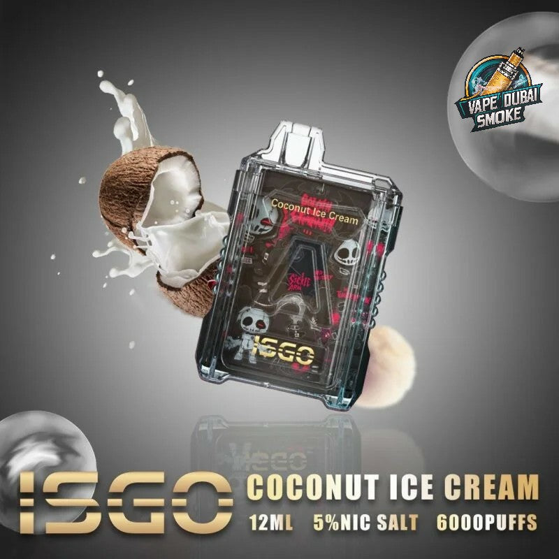 ISGO Drum Box 6000 Puffs – 5% Rechargeable Vape in Dubai