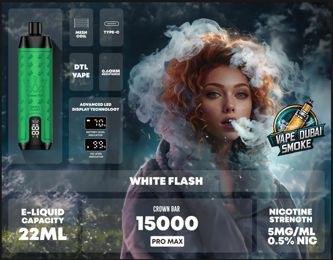 Al Fakher Crown Bar 15000 Puffs Pro Max Disposable Vape in Dubai