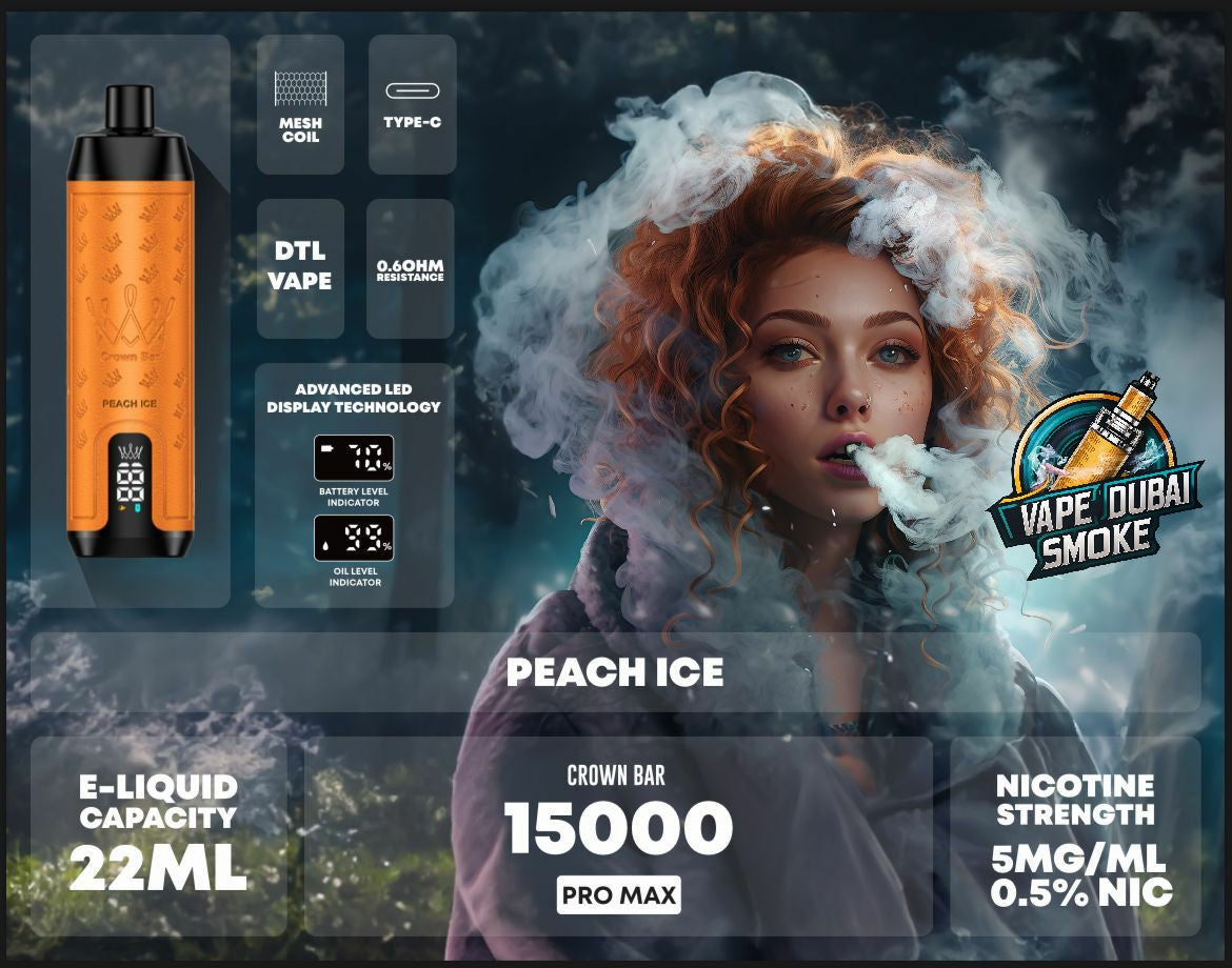 Al Fakher Crown Bar 15000 Puffs Pro Max Disposable Vape in Dubai