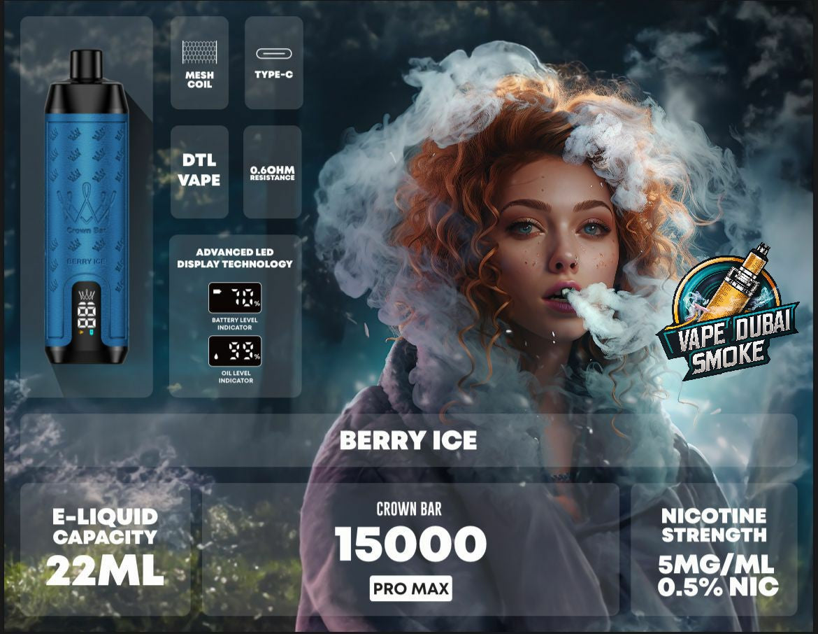 Al Fakher Crown Bar 15000 Puffs Pro Max Disposable Vape in Dubai