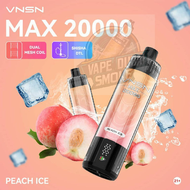 VNSN MAX 20000 Puffs 50mg Rechargeable Disposable Vape in Dubai, UAE