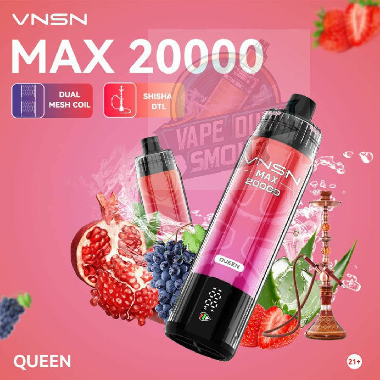 VNSN MAX 20000 Puffs 50mg Rechargeable Disposable Vape in Dubai, UAE