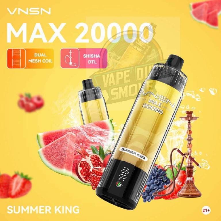 VNSN MAX 20000 Puffs 50mg Rechargeable Disposable Vape in Dubai, UAE